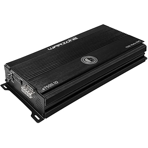 Gravity Audio E7500.1D Warzone 7500W True RMS Car Amplifier Class D Amp 1/2/4 Ohm Stable with Remote Sub Control Gravity Audio E7500.1D Warzone 7500W True RMS Car Amplifier Class D Amp 1/2/4 Ohm Stable with Remote Sub Control